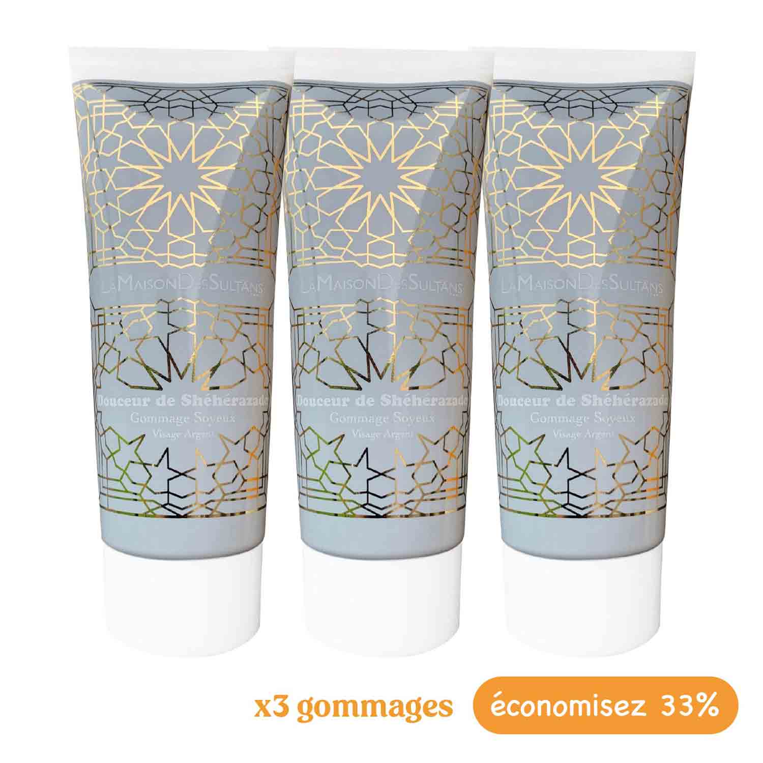 Gommage Exfoliant Visage Argent - Douceur de Shéhérazade - Image 3