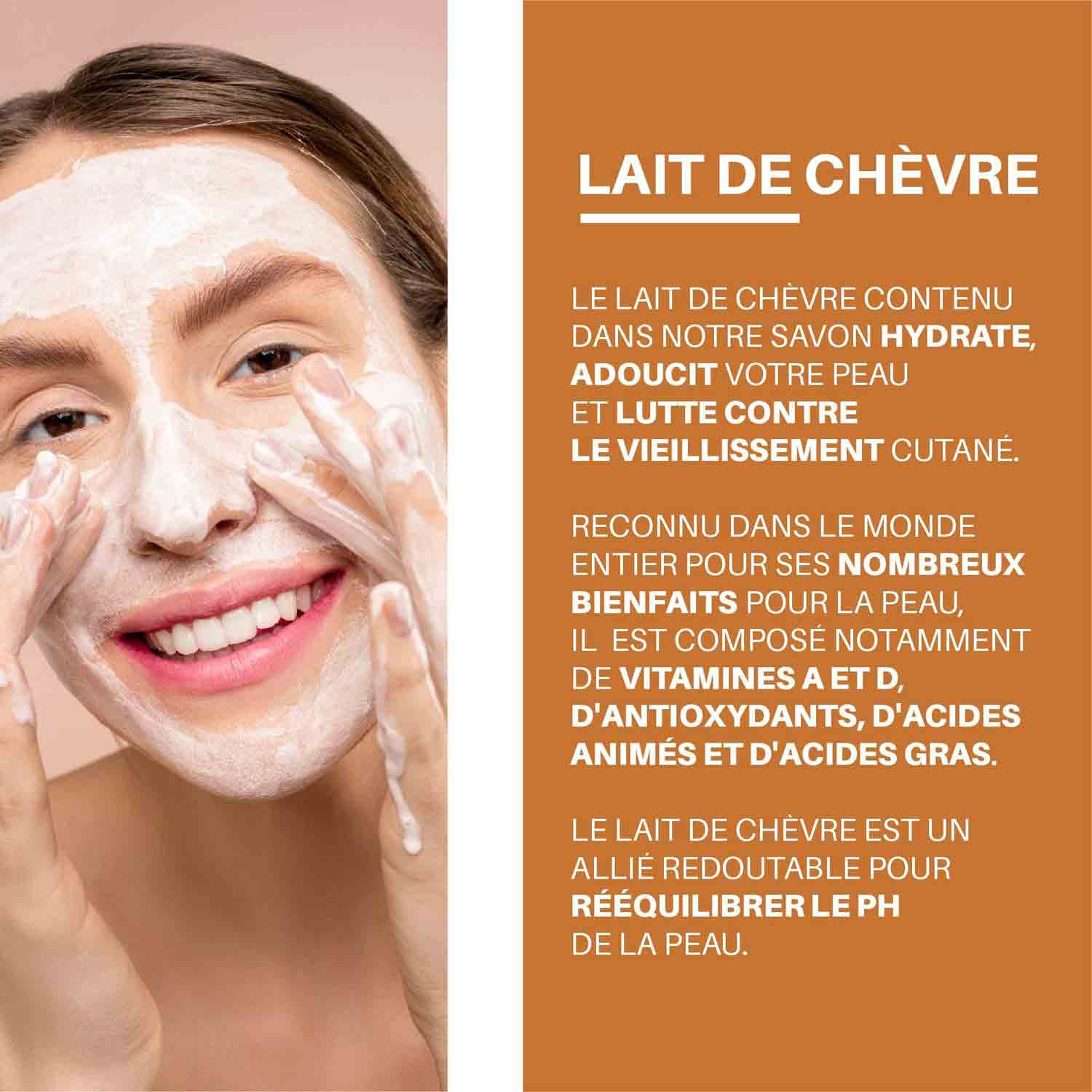 Savons au Lait de Chèvre Bio et à l'Huile d'Argan Bio 🇫🇷 Duo ou Trio - Image 4
