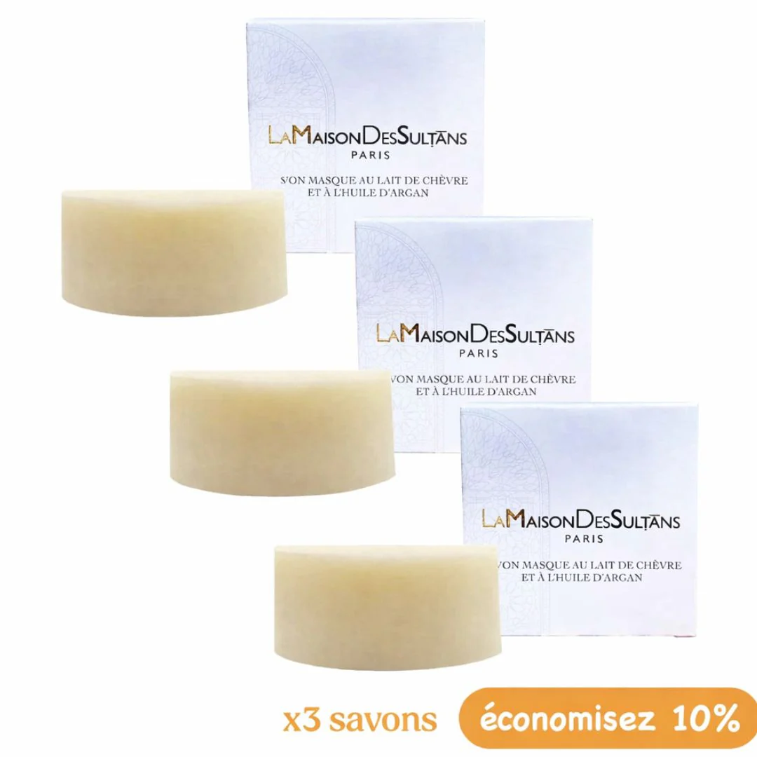 Savons au Lait de Chèvre Bio et à l'Huile d'Argan Bio 🇫🇷 Duo ou Trio - Image 7