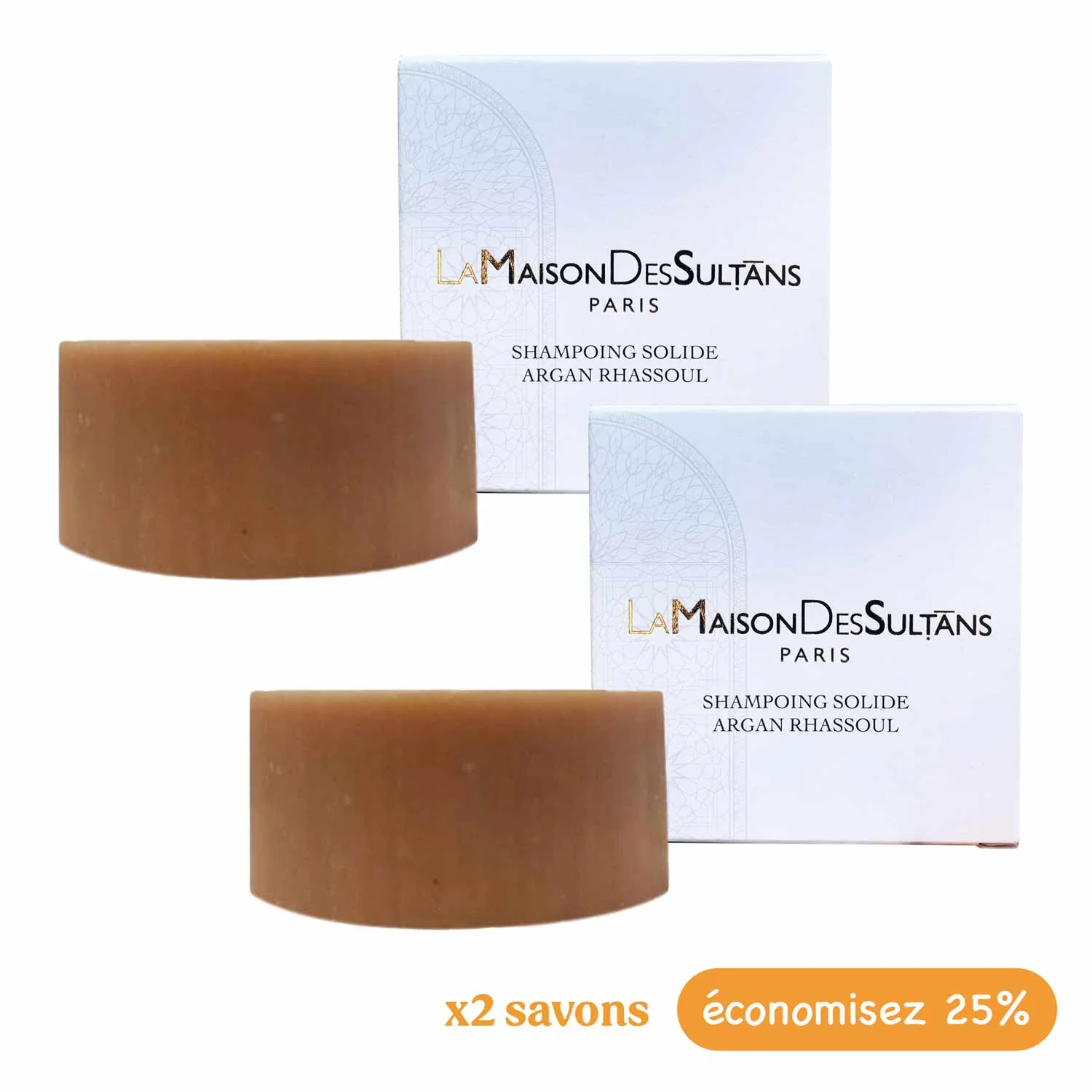 Shampoing Solide Naturel | Argan Rhassoul | Zéro Déchet 🇫🇷 - Image 5