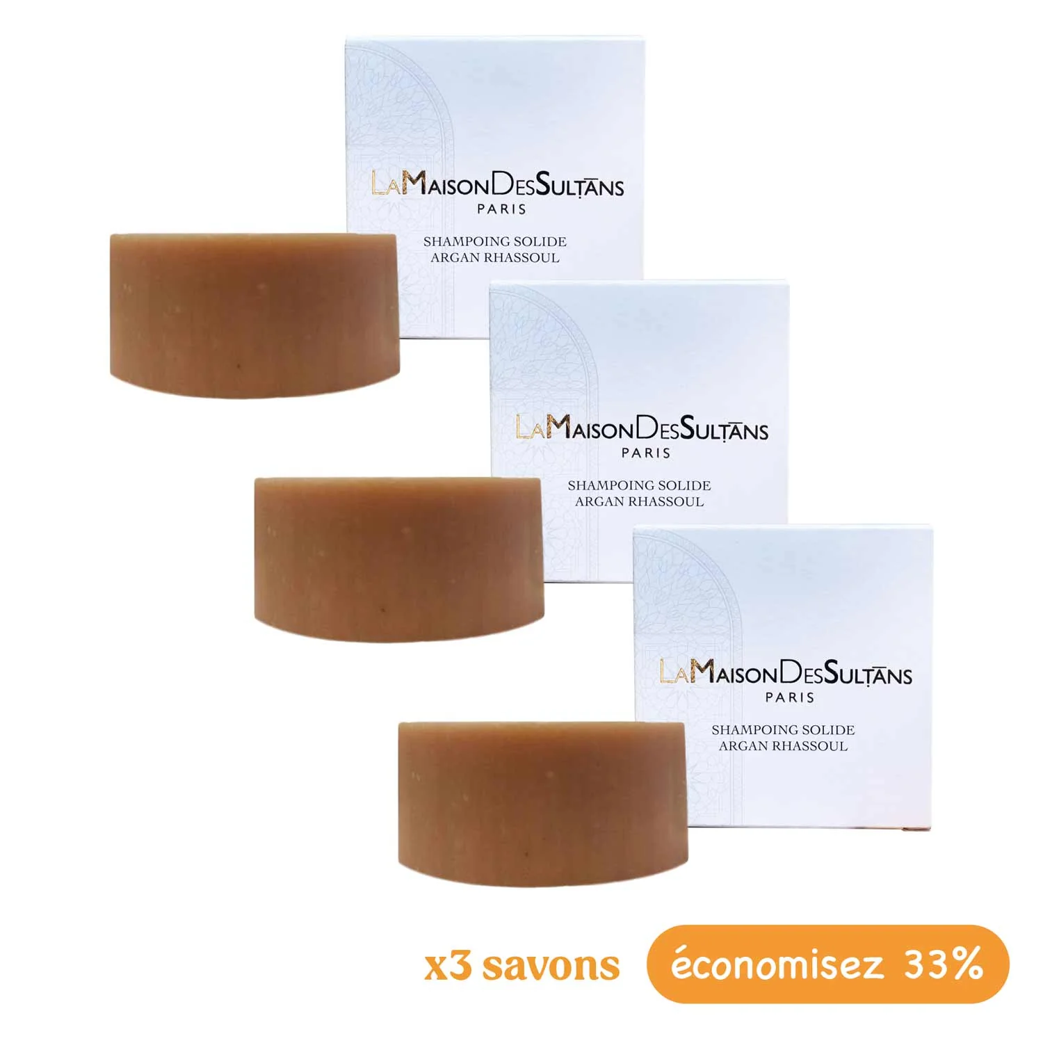 Shampoing Solide Naturel | Argan Rhassoul | Zéro Déchet 🇫🇷 - Image 6